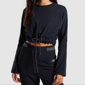 💙NWT💙 GymShark Box Utility Long Sleeve Crop Top
